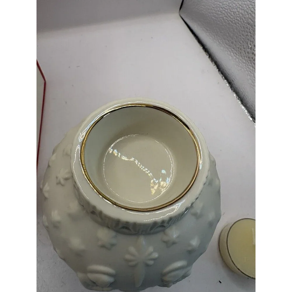 Lenox Ornamental Glow Nativity Votive 4'' Candle Holder Porcelain Original Box